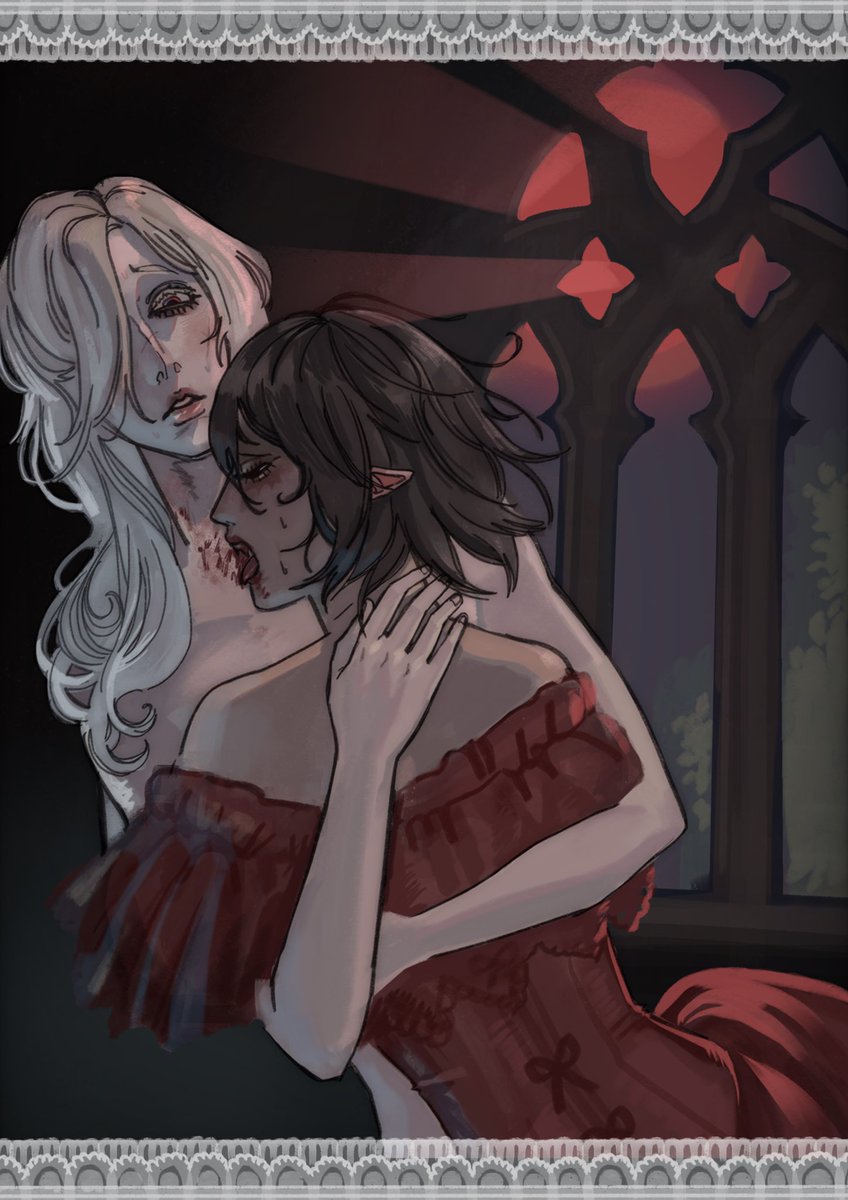 muflierbell's tweet photo. Hello everyone!! 🧛🏻‍♀️I’m so happy that IDV Vampire Zine has finally been released!! ^_^ here’s what I contributed to the zine, everyone did so good!! Go check out their beautiful pieces!! https://t.co/SLwRtcY4Md