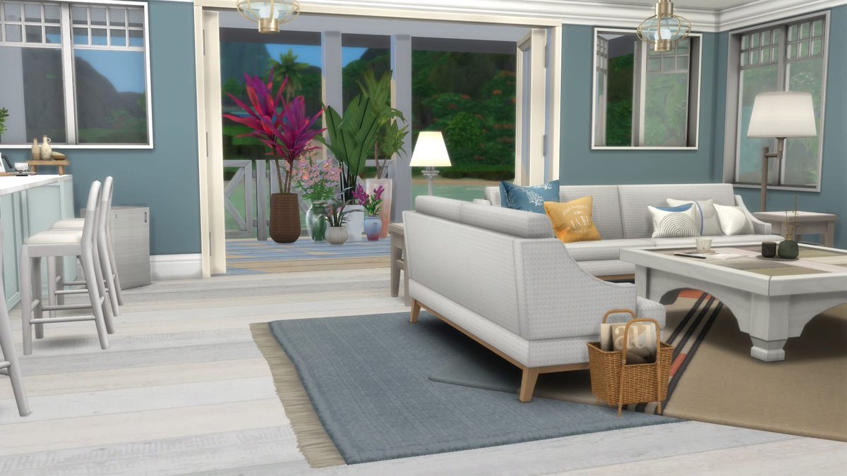 Leslie_RoseSims's tweet photo. 🌊 Escape to Tranquil Tides! 🏝️ This stunning 3-bed, 1.5-bath home on its own private island is the ultimate beachside paradise! ☀️ #TheSims4 #Sims4 #showusyourbuilds 

Watch the Speed build here -------> https://t.co/Mj0seEeue0 https://t.co/rPf29k3Pah