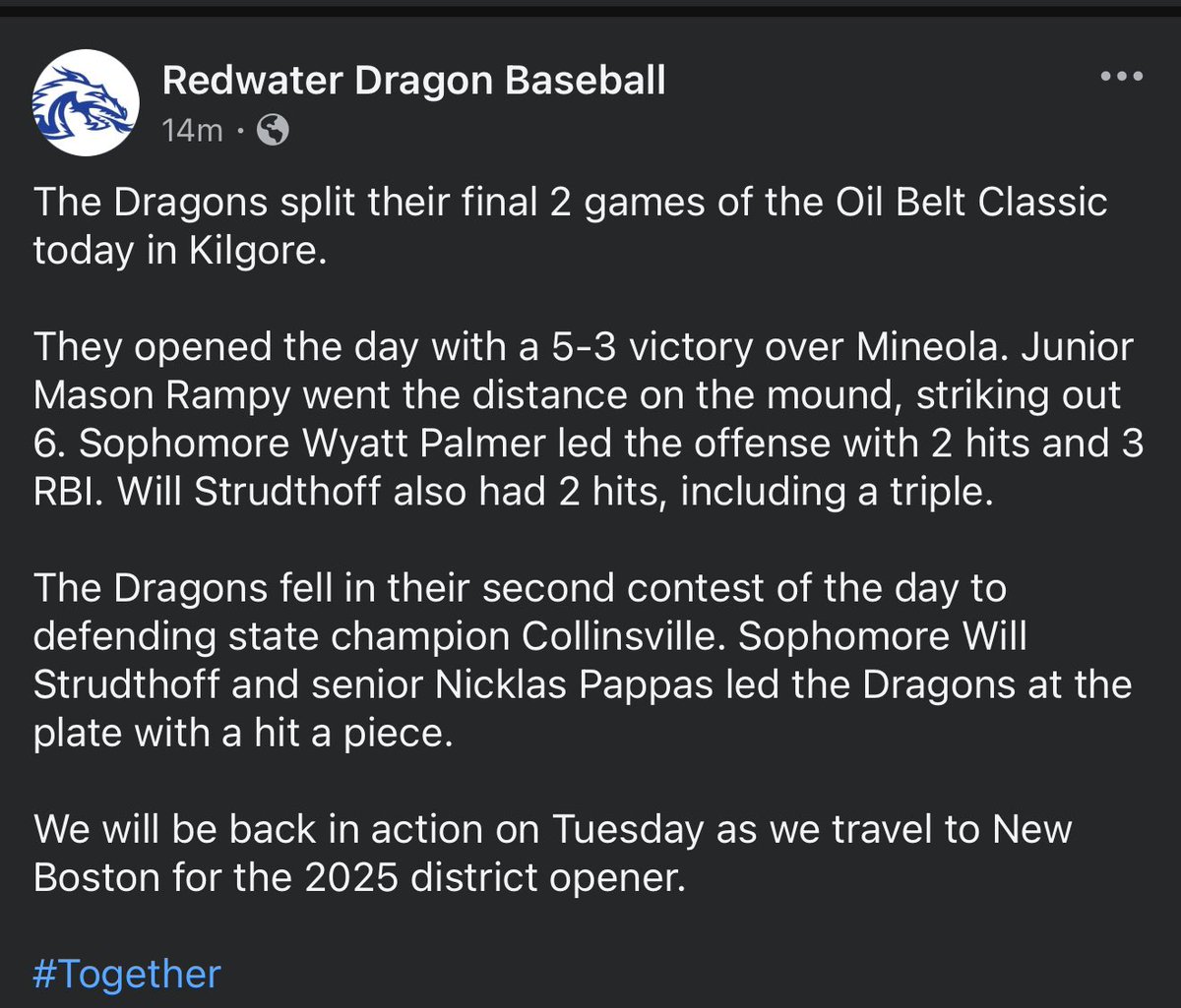 #Together <a href="/3ATxHsBaseball/">3ATxHsBaseball</a>