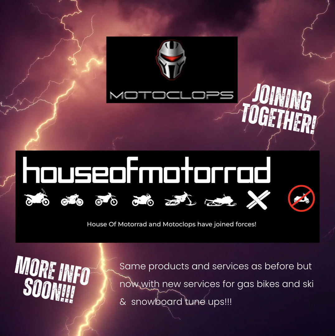 🚨Exciting news! Motoclops has joined forces with House of Motorrad in Boulder, CO. You will still be able to get the same great service you are used to - plus more!👏
-
-
-
#Motoclops #HouseofMotorrad #electricbike #ebike #ebikelife #ebikeshop #Surron #Talaria #Segway