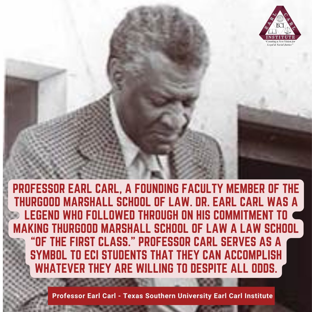 EarlCarlInc's tweet photo. On the final day of Black History month we celebrate Dr. Earl Carl a visionary, a leader, a legend, his legacy lives on as the Earl Carl Institute strives to continue creating a new vision for legal and social justice.
#philanthropy #thurgoodmarshalllawschool #hbcu #blackhistory https://t.co/j3VWhvwBpE