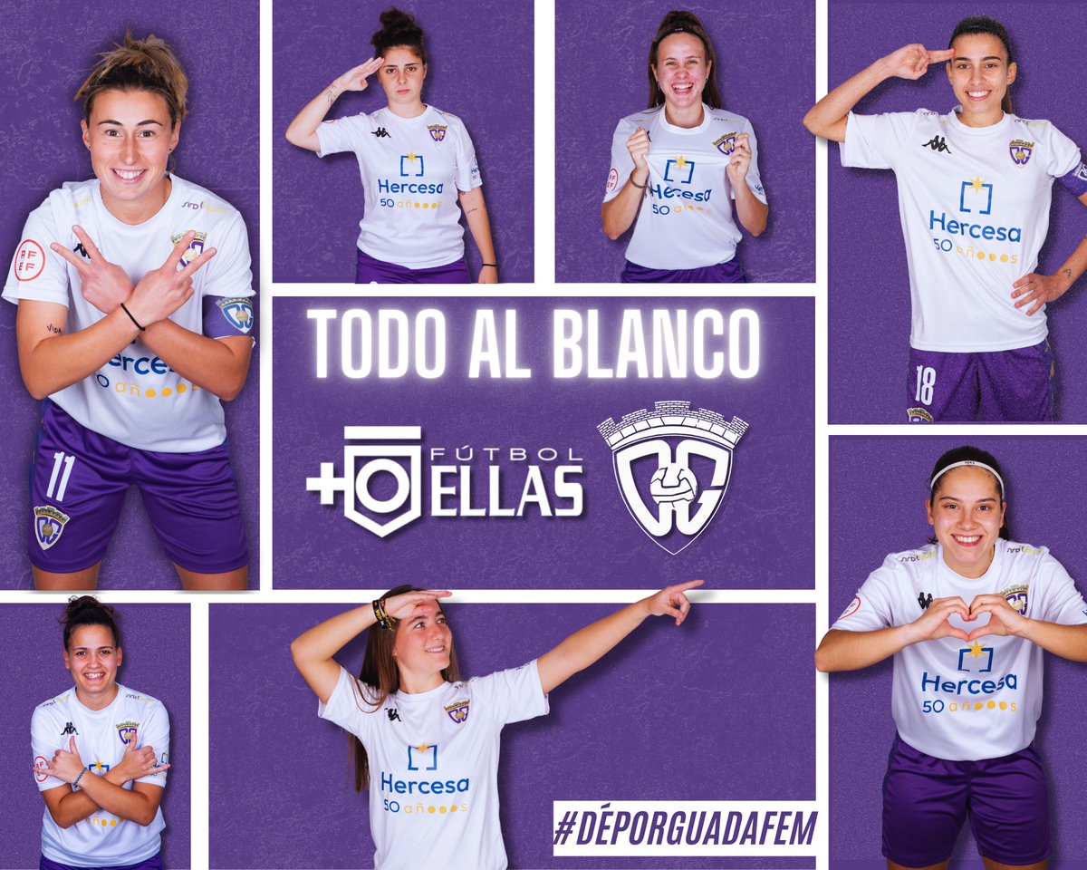 🤍¡𝐓𝐎𝐃𝐎 𝐀𝐋 𝐁𝐋𝐀𝐍𝐂𝐎!🤍

El domingo como visitantes, y en Las Veredillas, jugamos un auténtico 𝐏𝐀𝐑𝐓𝐈𝐃𝐀𝐙𝐎💥

Por eso este fin de semana, si tenemos que apostar por una victoria, nos lo jugamos todo a un triunfo del #DéporGuadaFEM🙌

Like si esta jornada tú