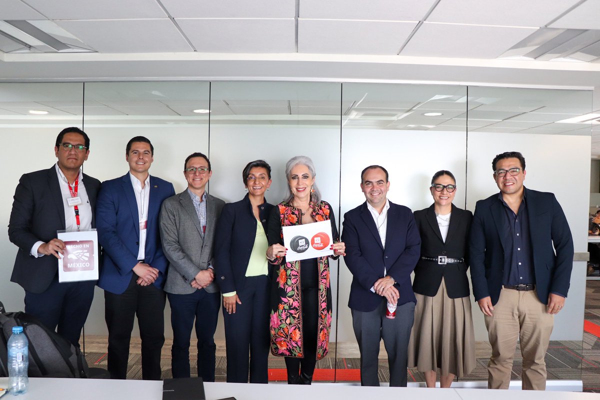 ¿Sabías que la @cocacolamx es 100% Hecho en México?

Sostuvimos una productiva reunión con la Industria mexicana de Coca Cola, se vienen anuncios muy importantes

👉 Si tú quieres obtener la certificación Hecho en México entra a hecho-en-mexico.mx

#Economia #Mexico