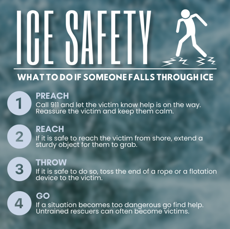 Dighton Police Department Provides Ice Safety Tips: BEWARE OF ICE! In the U.S., about 250 people die yearly from falling through ice. ❄️ No ice is 100% safe, and many factors can… dightonpolice.com/dighton-police…