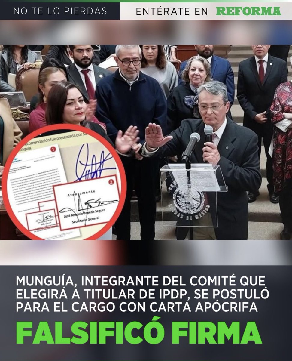 ¡Otro FRAUDE!

Los Comités de “Evaluación” de Morena son un cochinero: para el del Instituto de Planeación CDMX votaron por un integrante que falsificó documentos, lo exhibieron y tuvo que renunciar.

Hoy el Comité está incompleto y aún así seguirán el proceso ¡Les vale la ley!