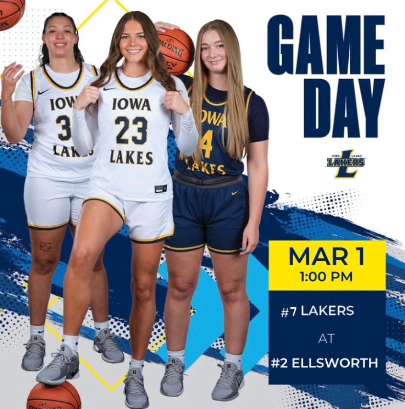 🏀✨G A M E D A Y ✨🏀

📍: Iowa Falls, Iowa 

🆚: Ellsworth CC

⏰: 1:00pm

🎥: youtube.com/@ellsworthcomm…
