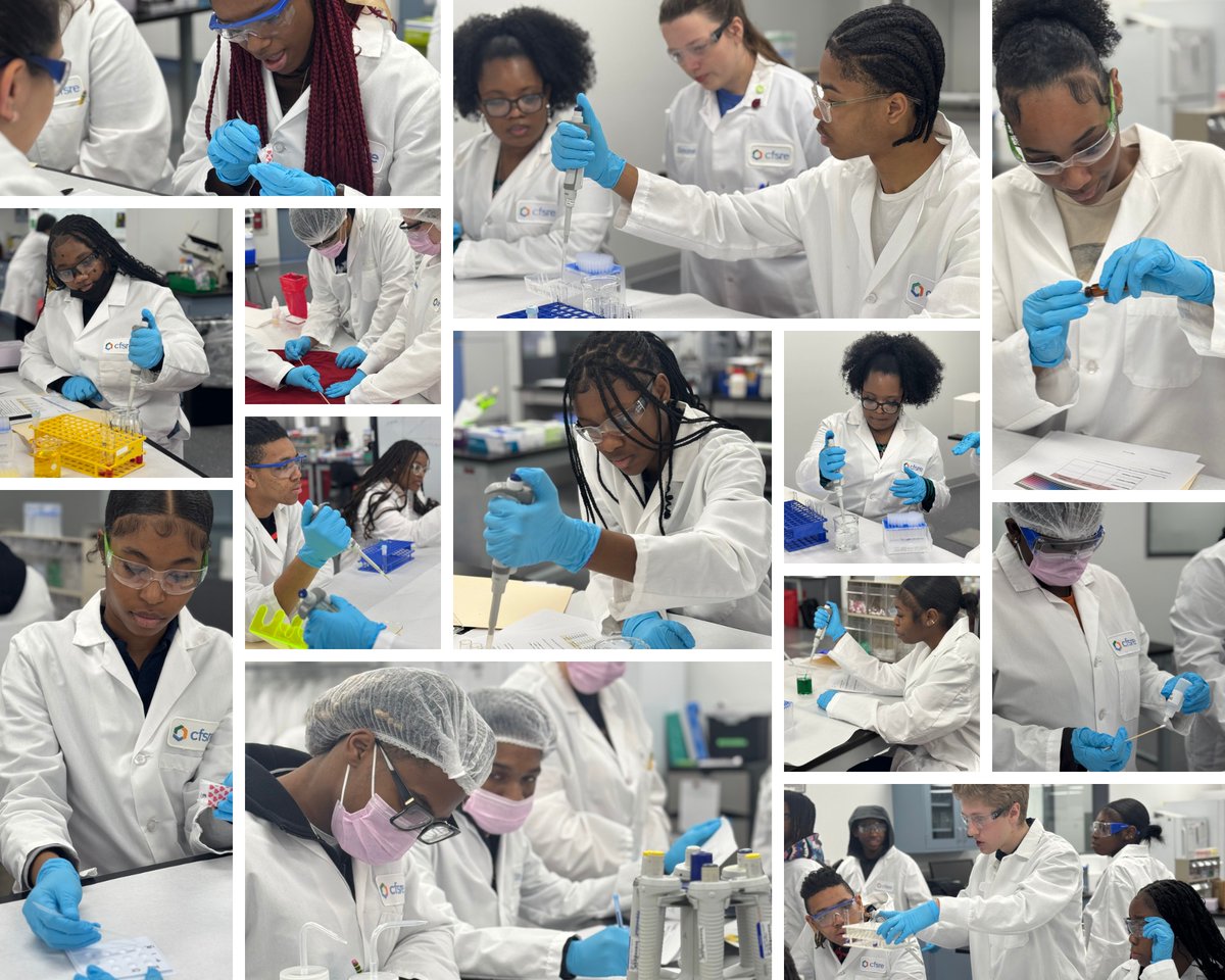 A huge thank you to the staff and students from Pickett Campus - Mastery Schools for visiting our lab today! 

Applications are open now for high school students for our FREE summer Forensic Sciences Mentoring Institute (FMI)! Learn more &amp; apply today 👉 ow.ly/J4YW50V8u0f