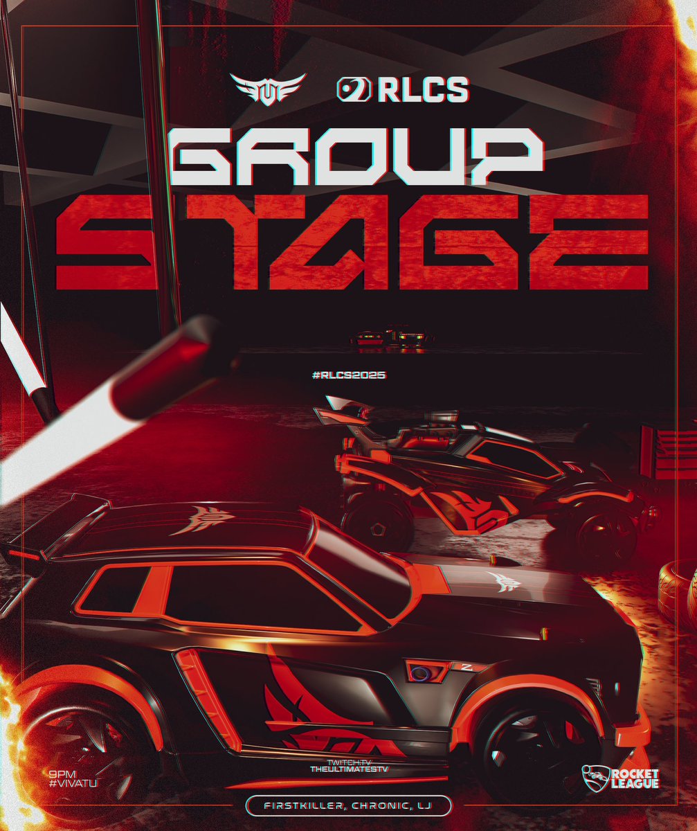 TU Esports (@tuesportgg) on Twitter photo The RLCS Group Stage kicks off today! Get ready for some thrilling matches
ูุจุฏุฃ ุงูููู
ู
ุดูุงุฑูุง ูู ู
ุฑุญูุฉ ุงูู
ุฌู
ูุนุงุช ู
ู ุงูุชุตููุงุช ุงูุซุงูุซุฉ ูุจุทููุฉ #RLCS ููุนุจุฉ ุฑูููุช ููู! ๐ฏ๐ฅ
๐ 9:00PM KSA / 1:00PM EST
๐๏ธ<a href="/SirPigasus/">SirPigasus ๐๐ท</a> - <a href="/psychoxistence/">Psycho</a>
๐ twitch.tv/theultimatestv
#VivaTU The RLCS Group Stage kicks off today! Get ready for some thrilling matches
ูุจุฏุฃ ุงูููู
ู
ุดูุงุฑูุง ูู ู
ุฑุญูุฉ ุงูู
ุฌู
ูุนุงุช ู
ู ุงูุชุตููุงุช ุงูุซุงูุซุฉ ูุจุทููุฉ #RLCS ููุนุจุฉ ุฑูููุช ููู! ๐ฏ๐ฅ
๐ 9:00PM KSA / 1:00PM EST
๐๏ธ<a href="/SirPigasus/">SirPigasus ๐๐ท</a> - <a href="/psychoxistence/">Psycho</a>
๐ twitch.tv/theultimatestv
#VivaTU
