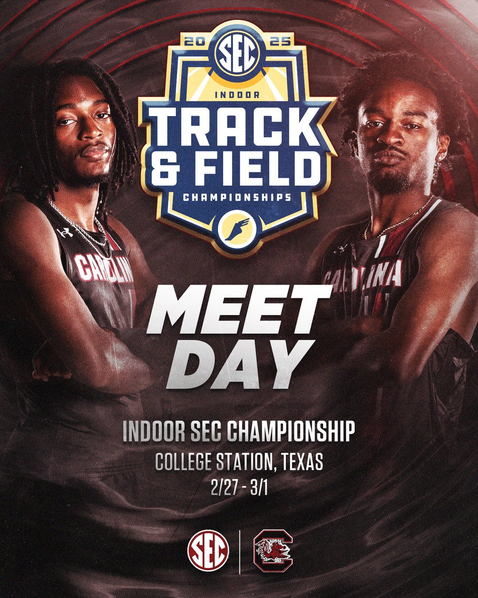 Day ✌️ of the SEC Indoor Championship 

📍 College Station, Texas
🔗 tinyurl.com/37rfkjfr
💻 tinyurl.com/4xp9m44n (12 pm)
💻 tinyurl.com/2f9hym8c (5 pm)