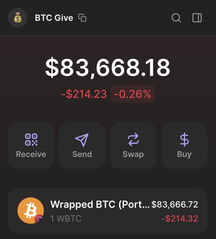 0xNonceSense's tweet image. Giving Away 1 $BTC to Change Someone’s Life Today

1 $BTC (≈$83,000) to a random lucky follower!

How to enter:
- Like &amp;amp; RT
- Reply with your wallet

Must be following.
