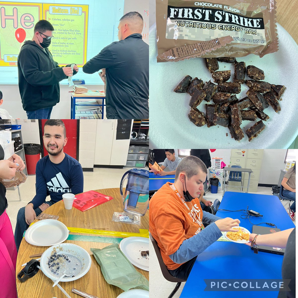 Ms. Vargas (@mvargas_edhs) on Twitter photo PAS Unit scholars learned how our Military make an MRE in science thanks to <a href="/MPrzMFL/">Aztecs MFL_MPerez</a> sharing some different meals with us to try! PAS Unit scholars learned how our Military make an MRE in science thanks to <a href="/MPrzMFL/">Aztecs MFL_MPerez</a> sharing some different meals with us to try!