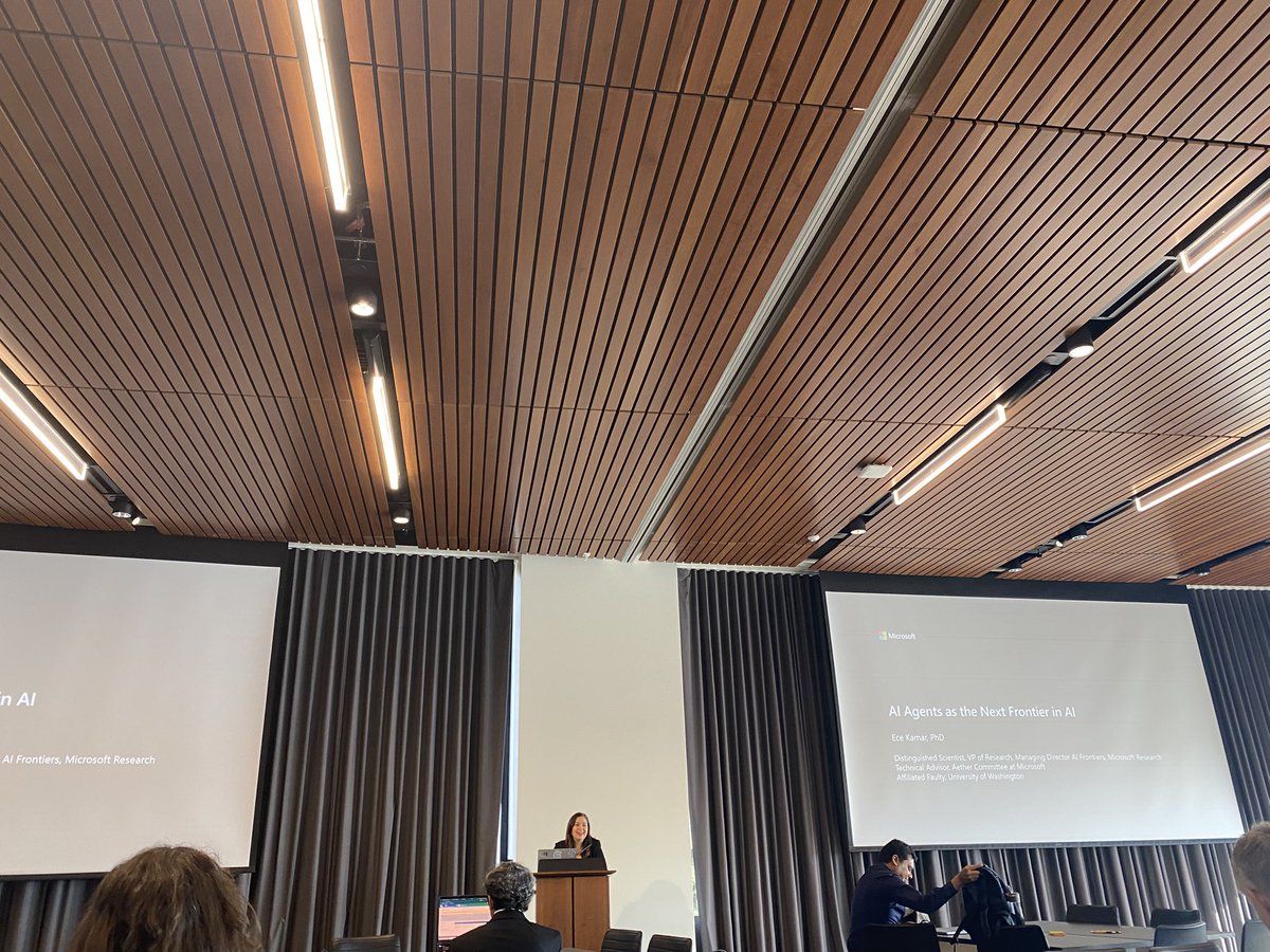 Tanu Mitra (@tanmit) on Twitter photo Starting right now in our RAISE event <a href="/ecekamar/">Ece Kamar</a> keynote on AI agents. So much to learn in this fast moving field! <a href="/uw_ischool/">UW iSchool</a> <a href="/uwcse/">Allen School</a> Starting right now in our RAISE event <a href="/ecekamar/">Ece Kamar</a> keynote on AI agents. So much to learn in this fast moving field! <a href="/uw_ischool/">UW iSchool</a> <a href="/uwcse/">Allen School</a>