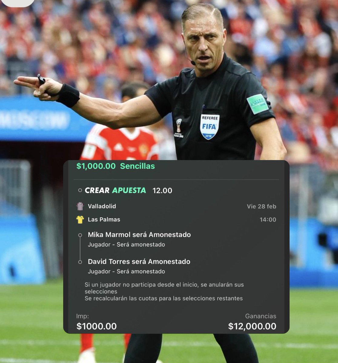 HassidoPicks's tweet image. Estos 2 jugadores están apercibidos en el partido de hoy dónde habrá mucha tensión 

Si se gana✅ sorteare 200€/5.000 pesos para 5 personas que den like❤️, comenten✍🏻, hagan RT🔁 y me sigan