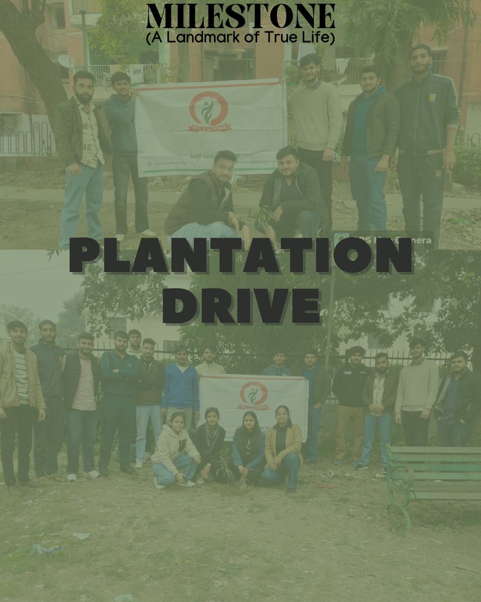 MilestoneNgo's tweet image. 🌱 Another Green Initiative by Milestone! 🌿  
Milestone conducted a plantation drive at Gole Market, New Delhi, with interns from Sri Venkateshwar, Motilal Nehru, ARSD, and Lady Irwin College. Together, we planted trees, making the area greener &amp;amp; raising awareness.  
#Plantation