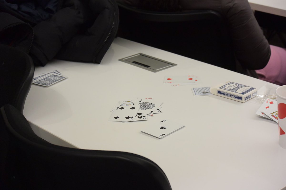 Students attended a Black Male Institute event on Feb. 19 to learn about the cultural tradition, rules and strategies of Spades. 

📸Photo by Madeline Whittington
