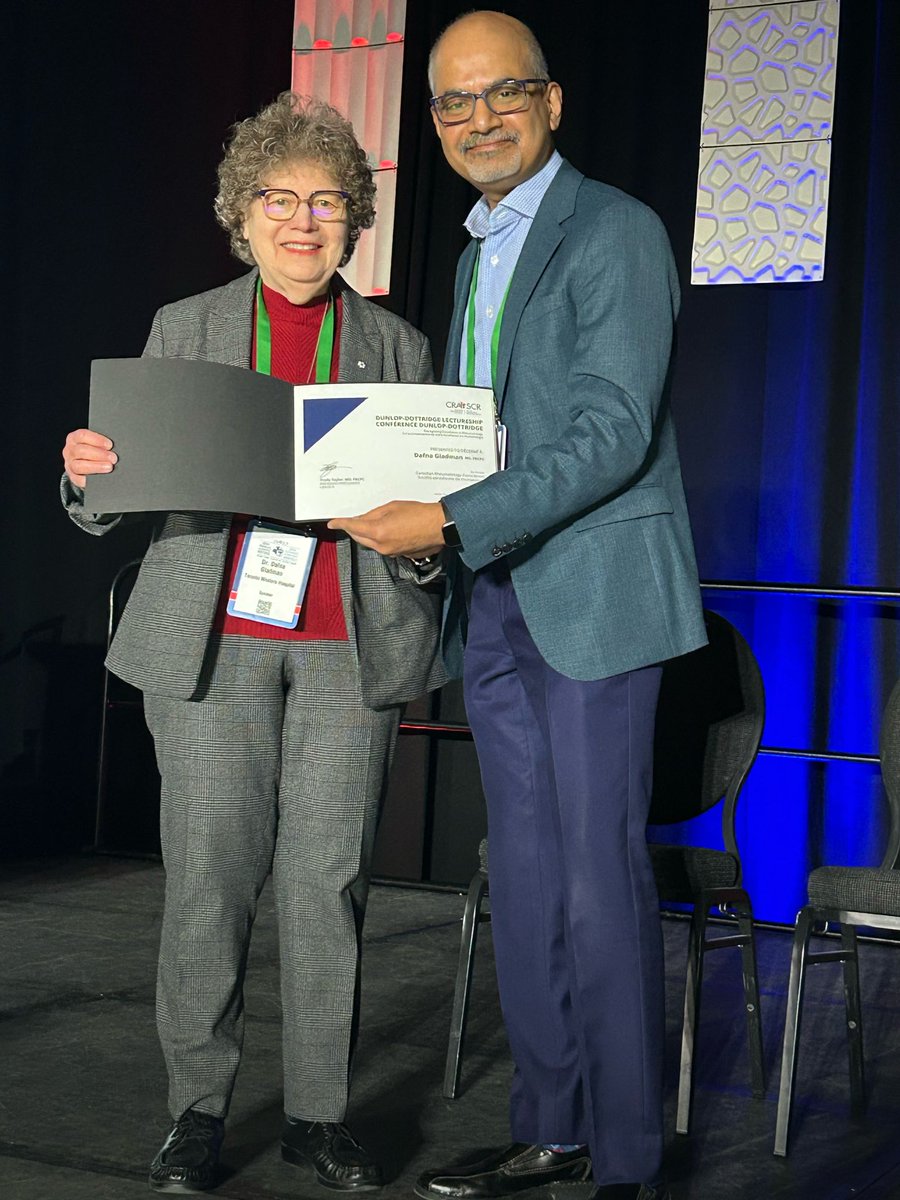 Esteemed Dunlop-Dottridge lecturer, CRA member and Order of Canada recipient Dr. Dafna Gladman kicked off day 3 of #ASM25 with her lecture on The Road to a New Horizon in Psoriatic Arthritis!