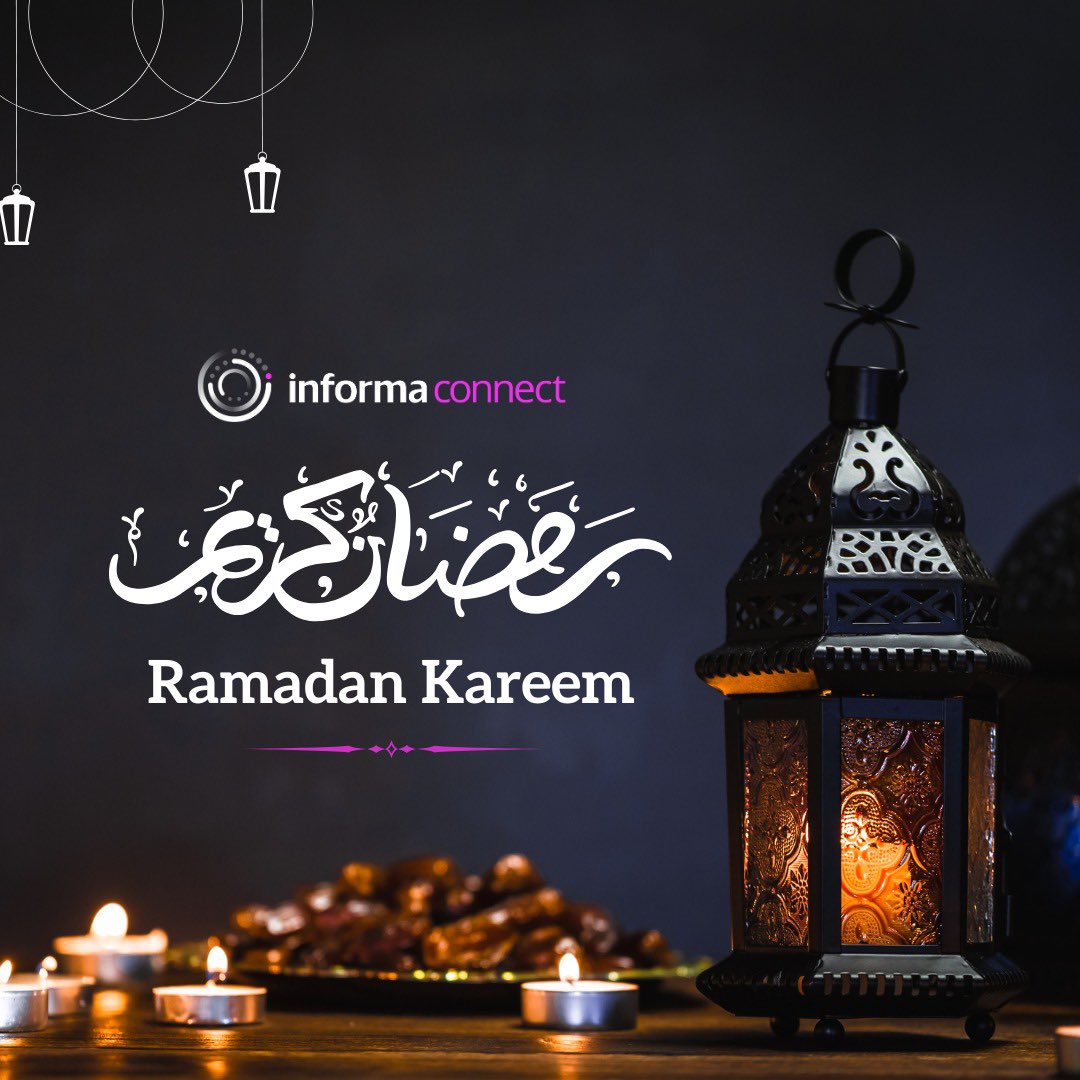 Informa Connect wishes you a blessed, joyous and peaceful Ramadan! 🌙

#Ramadan #RamadanKareem #InformaConnect