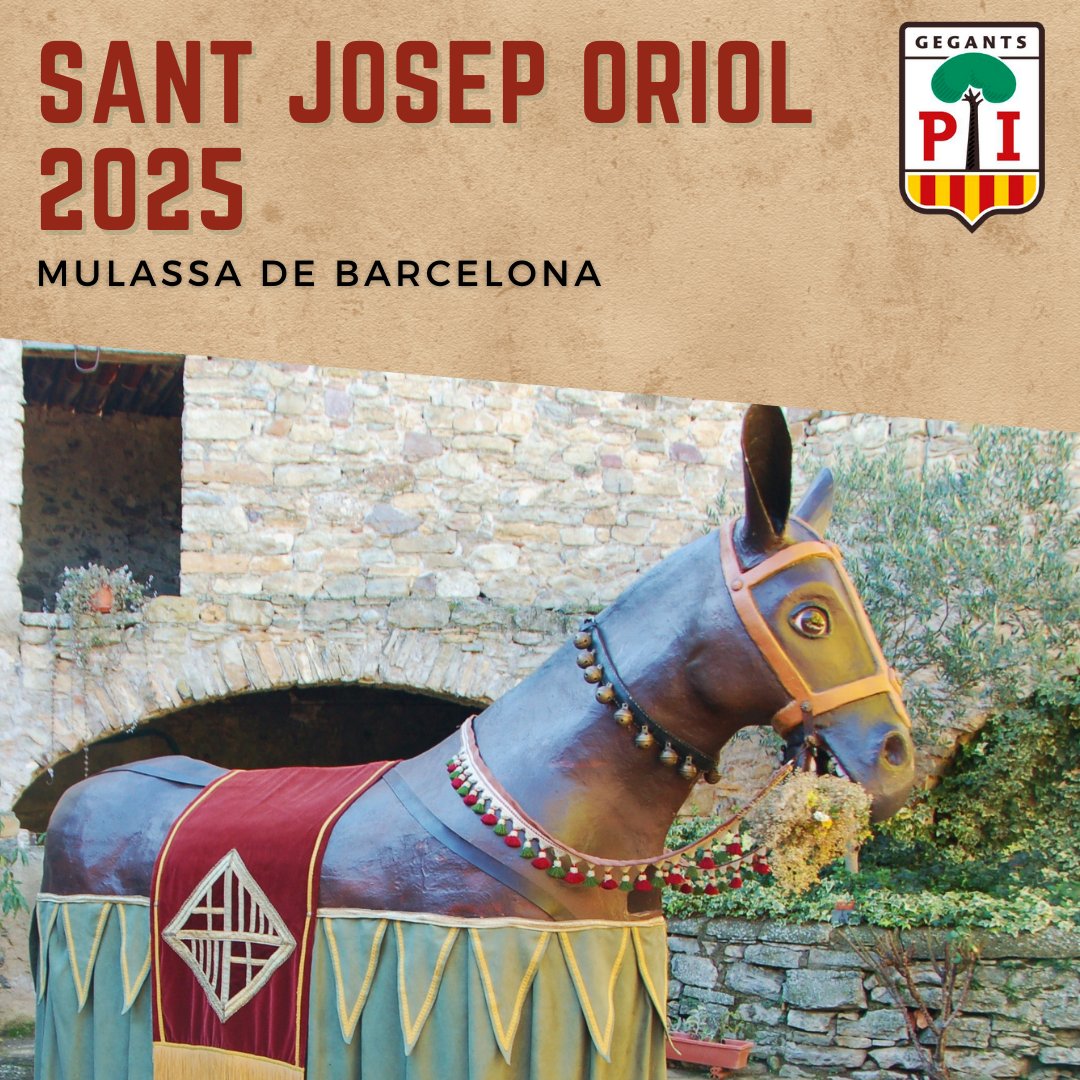 <a href="/ajvila/">Ajuntament de Vila-real</a> <a href="/TurismeVilareal/">Turisme Vila-real</a> <a href="/FestesVilareal/">Festes Vila-real</a> <a href="/cultura_cat/">Cultura</a> <a href="/cultpopular_cat/">Cultura Popular</a> <a href="/fvnanosigegants/">Federació Valenciana de Nanos i Gegants</a> AMFITRIONS | La #Mulassa de Barcelona 🐴

📜 Recuperada l’any 1988 però referenciada l’any 1564, forma part del #SeguiciPopular de #Barcelona. Compta amb un ball propi, compost per Eduard Casals.

🐴 Mulassa, estàs a casa!

#culturapopular #Catalunya #SJO25