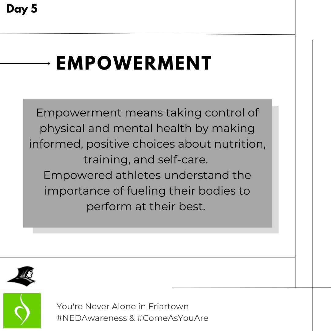PC_SAAC's tweet image. Day 5 our final day of National Eating Disorder Awareness week all about EMPOWERMENT! #NEDAwareness #ComeAsYouAre