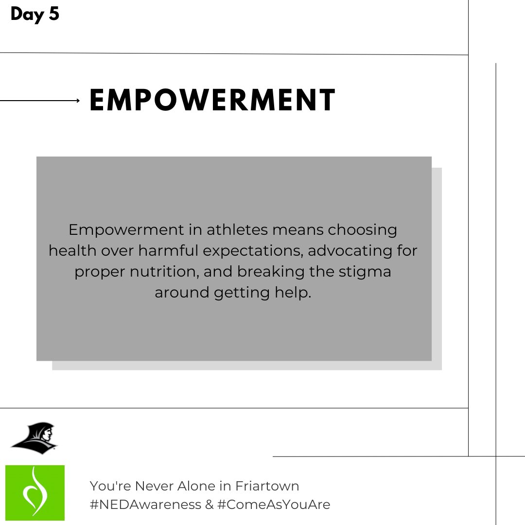 PC_SAAC's tweet image. Day 5 our final day of National Eating Disorder Awareness week all about EMPOWERMENT! #NEDAwareness #ComeAsYouAre