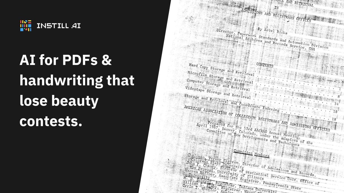 What’s the worst OCR challenge you’ve seen? 😬 Poor exposure? Hand-written?

Instill AI can understand the worst of them! See how Instill AI organizes and answers questions about the contents. 
Use it for free eu1.hubs.ly/H0h7SbS0