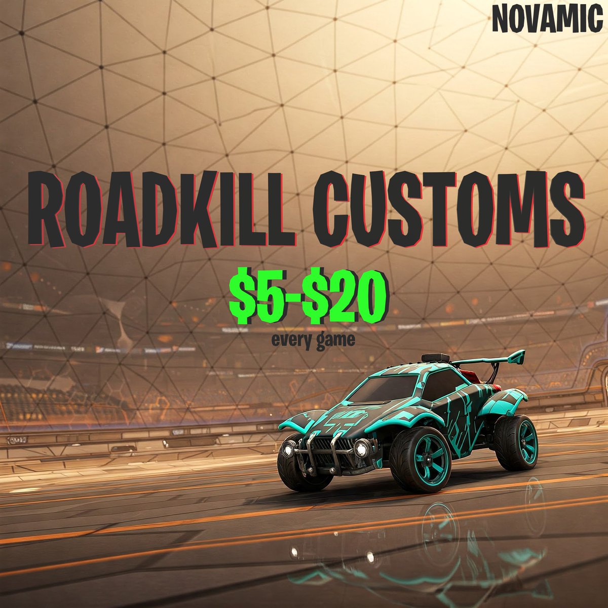 I thought you quit customs???  🤔

ROADKILL ALL DAY TODAY | $5-$20 EVERY GAME

4PM EST START on Twitch (non sweaty gamemode)