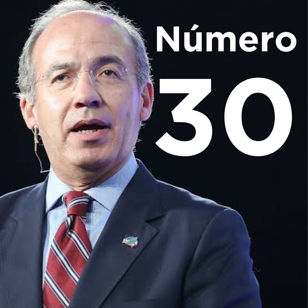 ZuritaCarpio's tweet photo. Falta #El30 @FelipeCalderon https://t.co/i42TarUeVZ