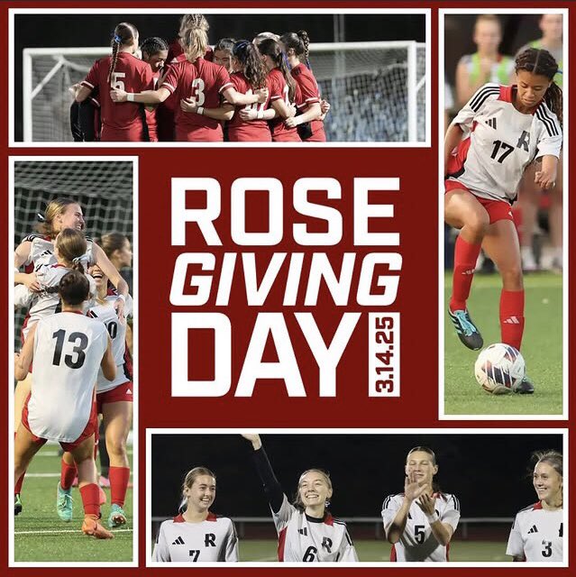 Your contributions make a direct impact on our players and program. One day of giving can create a legacy that reaches generations of athletes today, tomorrow and beyond. Join us on Pi Day, March 14, for Rose WSOC giving day! #rosegivingday