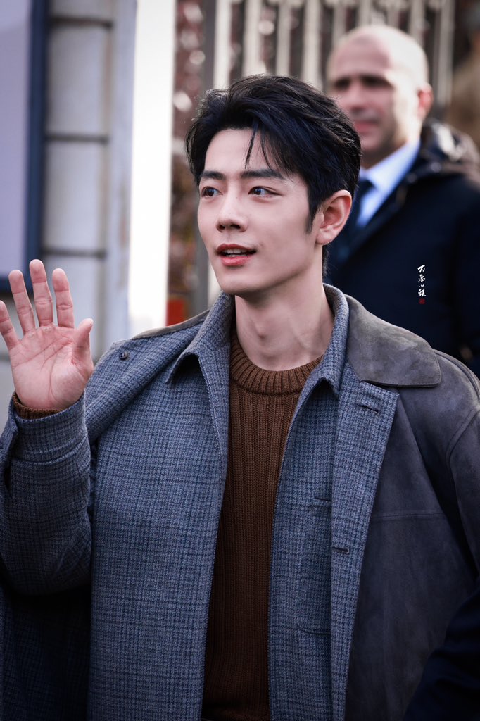 The elegance, the confidence—Xiao Zhan is a fashion icon in every sense. #XiaoZhan #TODS #MFW #XiaoZhanxTods