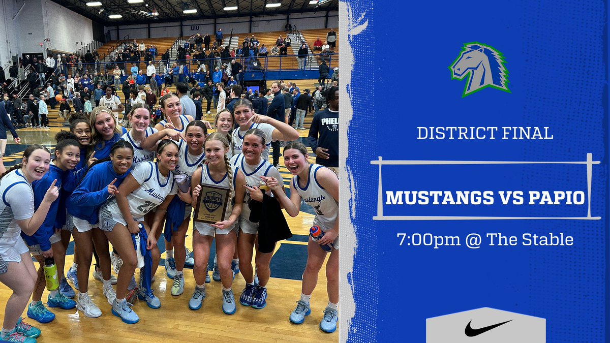 Millard North GBB (@mnmustanggbb) on Twitter photo District Final Night!
Mustangs vs Papio
7:00pm @ The Stable
1st 50 students get in for free!
<a href="/MNHSActivities/">MNHS Activities</a>
<a href="/MillardNorthHS/">Millard North HS</a>
<a href="/MNHSLadyMustang/">LadyMustangs</a> District Final Night!
Mustangs vs Papio
7:00pm @ The Stable
1st 50 students get in for free!
<a href="/MNHSActivities/">MNHS Activities</a>
<a href="/MillardNorthHS/">Millard North HS</a>
<a href="/MNHSLadyMustang/">LadyMustangs</a>