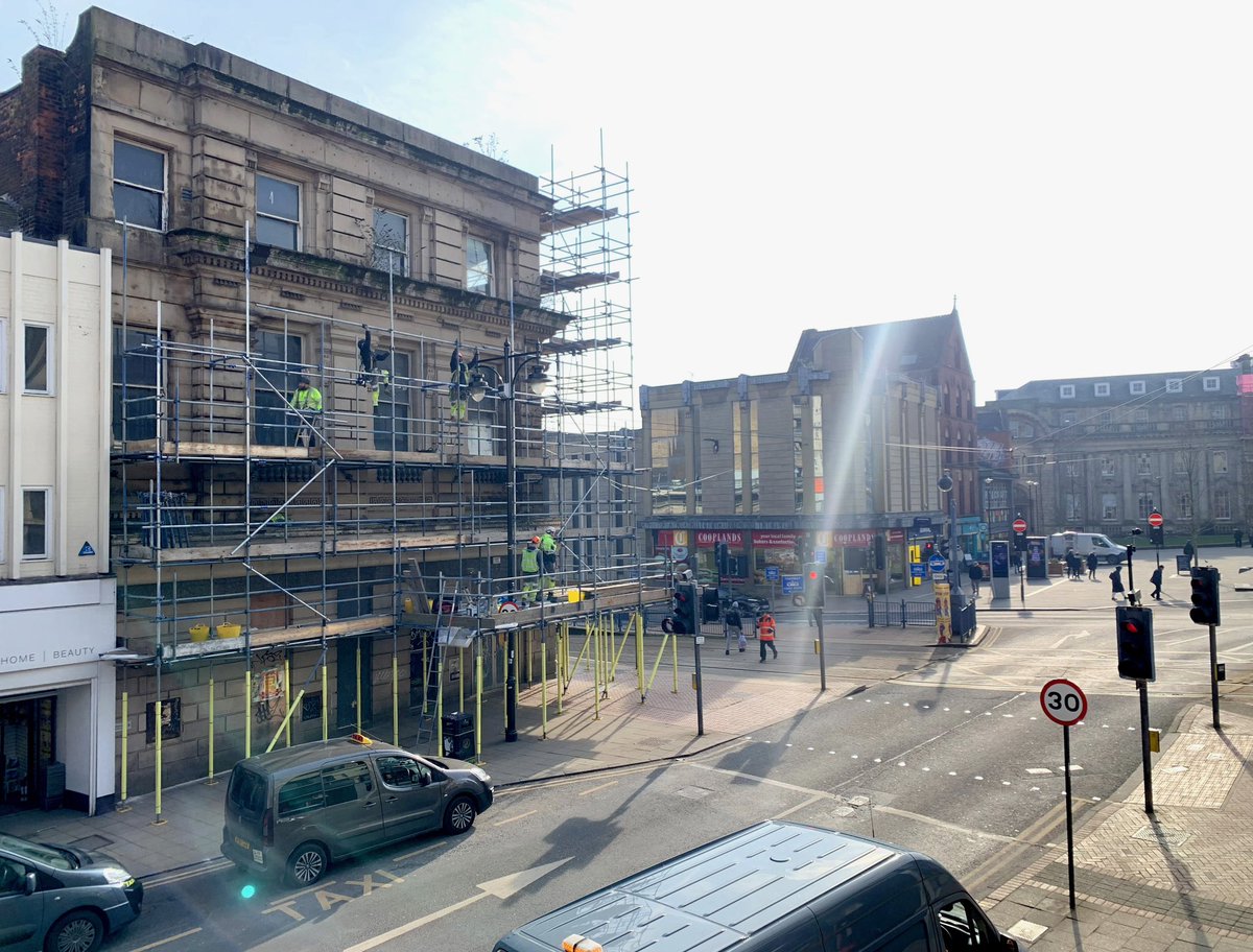 🚧 Restoration in progress 🚧

Initial works are underway on our new Grade II listed premises at the former Yorkshire Bank Chambers. Pinnacle Conservation is carrying out essential repairs to safeguard this historic building for the future. 

s1artspace.org