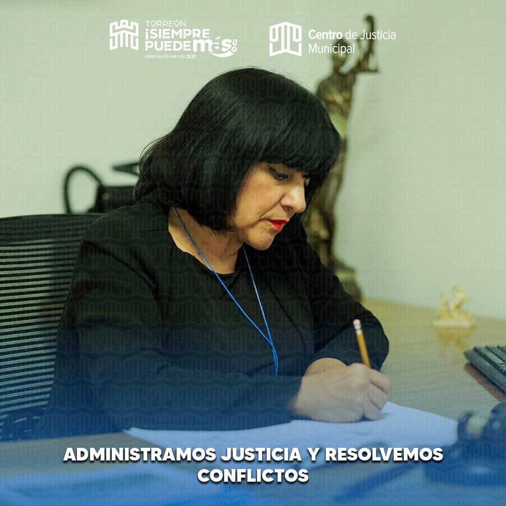 🔹 Somos una institución encargada de administrar justicia y resolver conflictos. #CentroDeJusticiaMunicipal
#TorreónSiemprePuedeMás
#SeguridadCiudadana