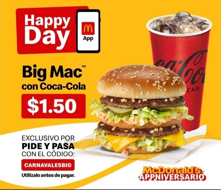 RDWonderland's tweet image. #ServicioSocial del Ahorro!
EXCLUSIVO DE PIDE Y PASA en @mcdonaldspa
Lean las letras pequeñas antes de usar!