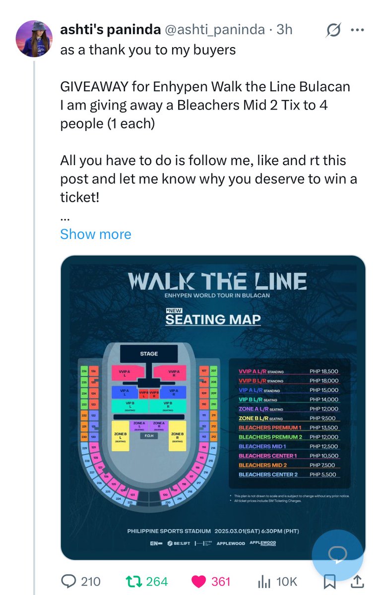 lovjaykeu's tweet photo. @ashti_paninda I believe I should win the giveaway for Walk the Line in Bulacan because ENHYPEN has been a guiding light when I needed it most. https://t.co/O1lOBR5lWm