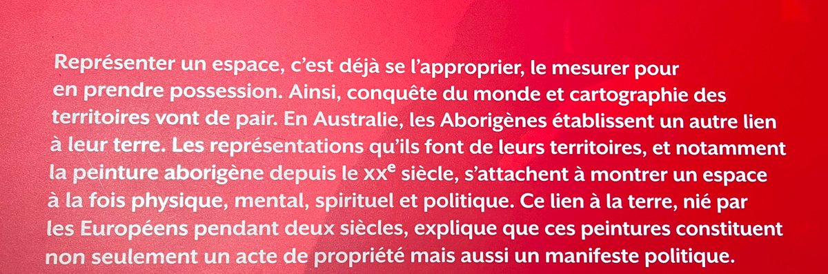 GeoDeclic (@geodeclic) on Twitter photo GEODECLIC
Approche sensible des espaces
🎈Magnifique carte sensible réalisée par les aborigènes d’Australie
🎈Espace physique - mental - spirituel et politique
<a href="/mdc_confluences/">musée des Confluences</a> <a href="/Geoconfluences/">Géoconfluences — compte inactif</a> GEODECLIC
Approche sensible des espaces
🎈Magnifique carte sensible réalisée par les aborigènes d’Australie
🎈Espace physique - mental - spirituel et politique
<a href="/mdc_confluences/">musée des Confluences</a> <a href="/Geoconfluences/">Géoconfluences — compte inactif</a>