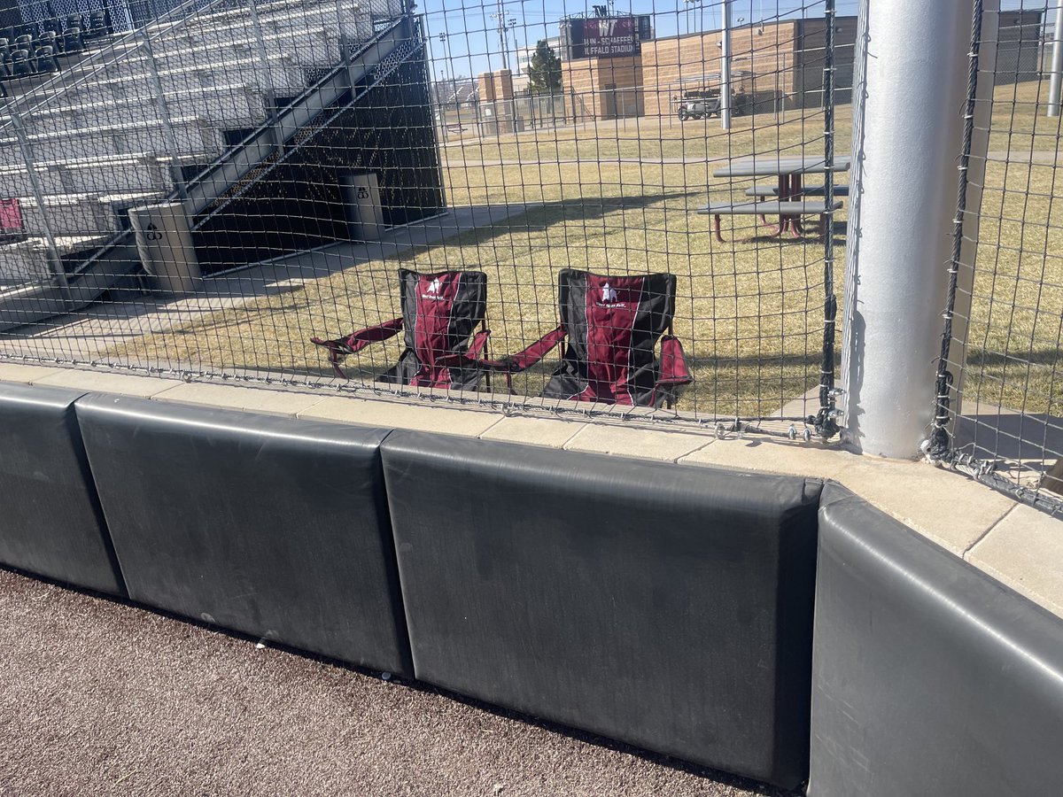 I arrived at Schaeffer Park and fans are already here reserving their seats, even though the game doesn't start for 5 hours. Come on out to witness this exciting top 10 matchup happening right here in Canyon, Texas? Game 1 4pm game two 6pm.