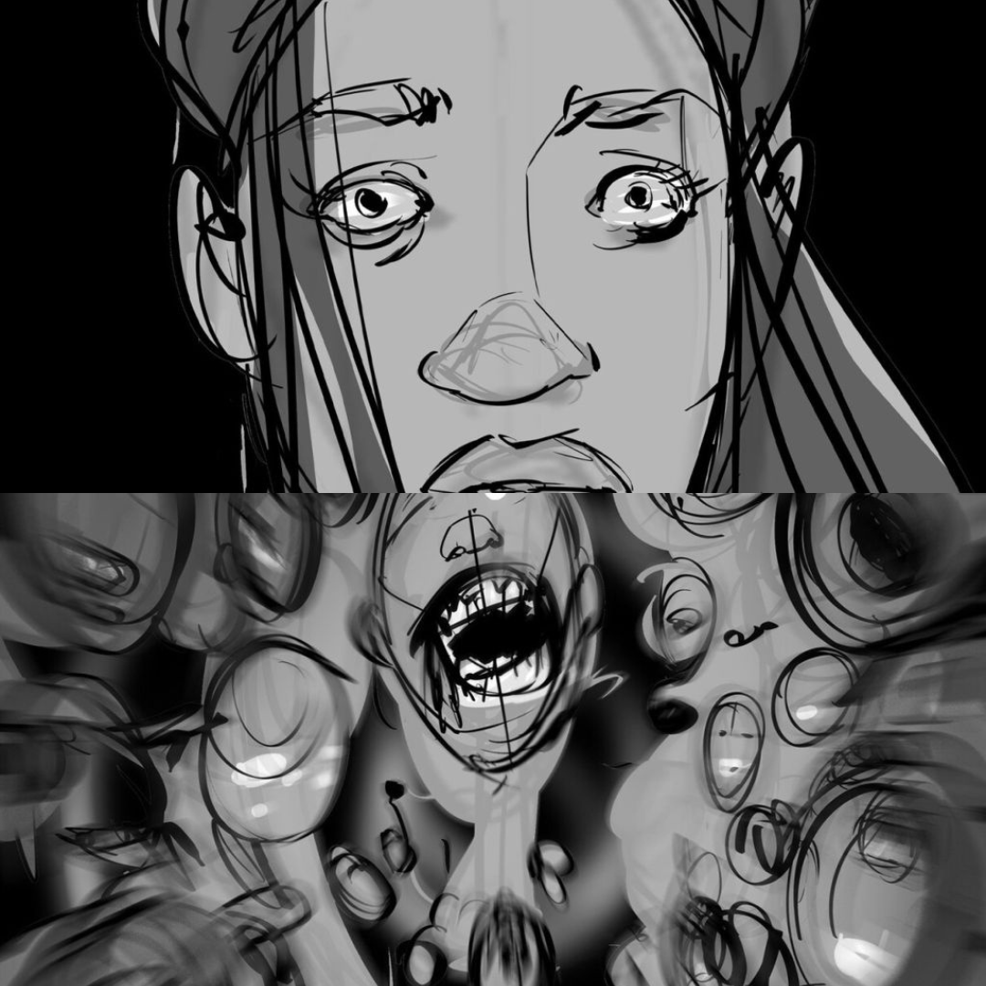 FamousFrames's tweet image. Famous Frames artist Charles Ratteray crafted these storyboards the new season of @HBO's #RandomActsofFlyness, a surrealist sketch show by Terence Nance. The boards reflect the show's signature mix of artistry, bold visuals, and dreamlike storytelling.