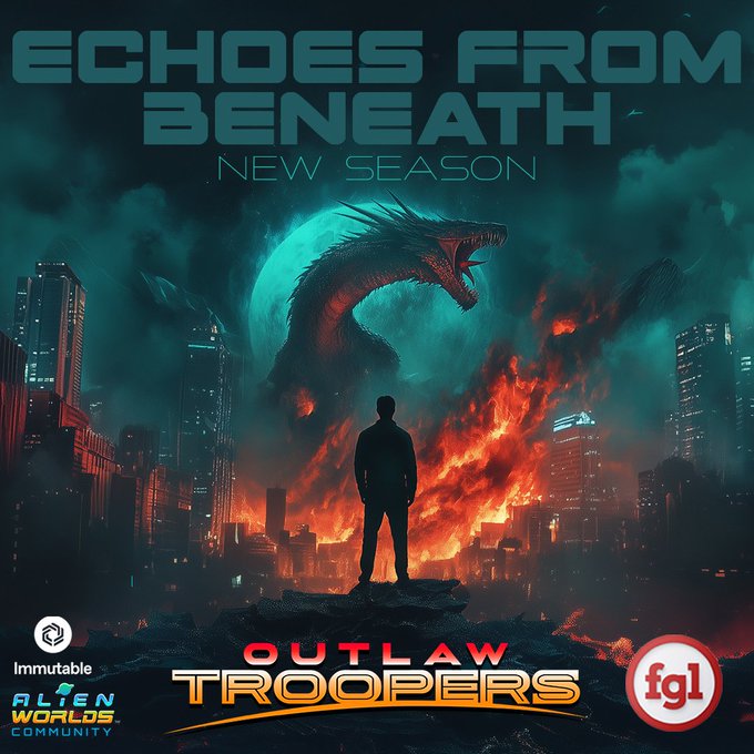 FGL_NFT's tweet image. 🚀4 Powerful new gears in Outlaw Troopers in Season 16.
🔹 Pulseweaver 
🔹 Elementrix 
🔹 Accelerator 
🔹 Death Marker 
And there’s more to discover! 🤩
Check the patch notes: play.outlawtroopers.io/season16_balan…
 Play now: play.outlawtroopers.io

#onimmutable #alienworlds