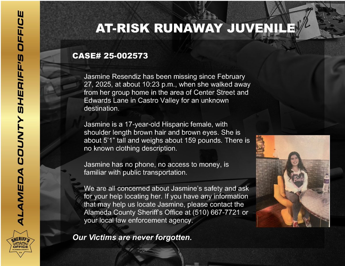 Alameda County Sheriff tweet media