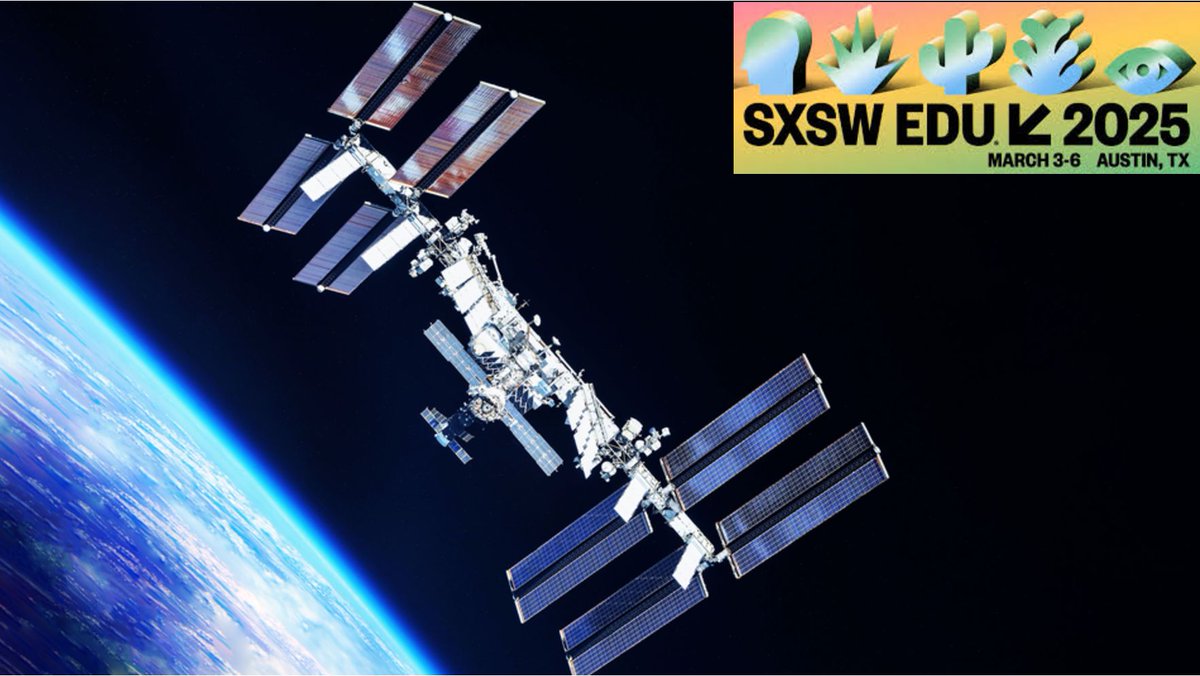 Cady Coleman (@astro_cady) on Twitter photo Don't think you belong in #space? Think again! Join our <a href="/sxsw/">SXSW</a> panel "#SHARINGSPACE: From the #ISS to the Next Generation" on Mar 6. Hear stories, tips on finding space mentors, & learn about ISS #STEM resources. Accredited for CPE credit.
schedule.sxswedu.com/2025/events/PP…
@ISS_NationalLab Don't think you belong in #space? Think again! Join our <a href="/sxsw/">SXSW</a> panel "#SHARINGSPACE: From the #ISS to the Next Generation" on Mar 6. Hear stories, tips on finding space mentors, & learn about ISS #STEM resources. Accredited for CPE credit.
schedule.sxswedu.com/2025/events/PP…
@ISS_NationalLab