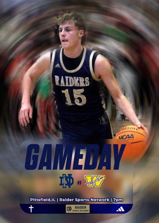 Regional Championship Friday as QND heads to Pittsfield to take on Williamsville! 

Doors open at 6 PM. Let’s go Raiders!