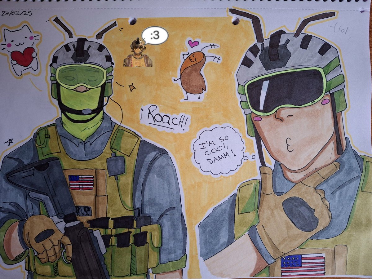 Ambar_j2's tweet image. ROACHHHH 🪳🪳🪳🗣️🗣️🗣️🗣️
This is a cute little thing
#roachcod #GarySanderson #GaryRoachSanderson #COD #drawing #dibuno #fanart