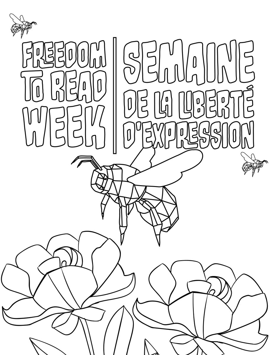 Our first #FreedomToRead Day of Action was inspiring! Thank you to everyone who participated. But the celebration doesn't stop here. #FTRW25 continues tomorrow, so keep sharing! Check out our resources like colouring pages at buff.ly/3xg46dC 
#SemaineLibertéExpression2025