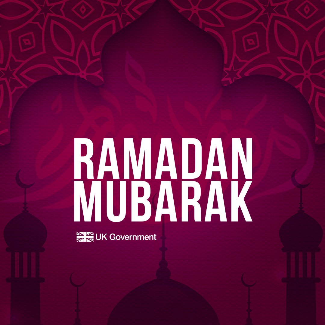 Ramadan Mubarak to Muslims in the UK and around the world 🌍