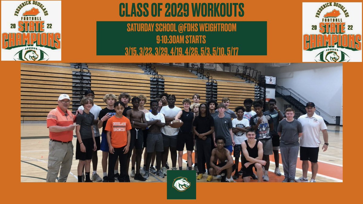 Joel Wardle (@coachjoelwardle) on Twitter photo Class of 2029 are you ready to be apart of <a href="/FDouglassFB/">Douglass Football</a>? We are ready for all our in district athletes to start their bronco careers! Below are our dates for saturday school. We will be coming by our feeder MS to provide more info on summer schedule. DM if you have any questions. Class of 2029 are you ready to be apart of <a href="/FDouglassFB/">Douglass Football</a>? We are ready for all our in district athletes to start their bronco careers! Below are our dates for saturday school. We will be coming by our feeder MS to provide more info on summer schedule. DM if you have any questions.