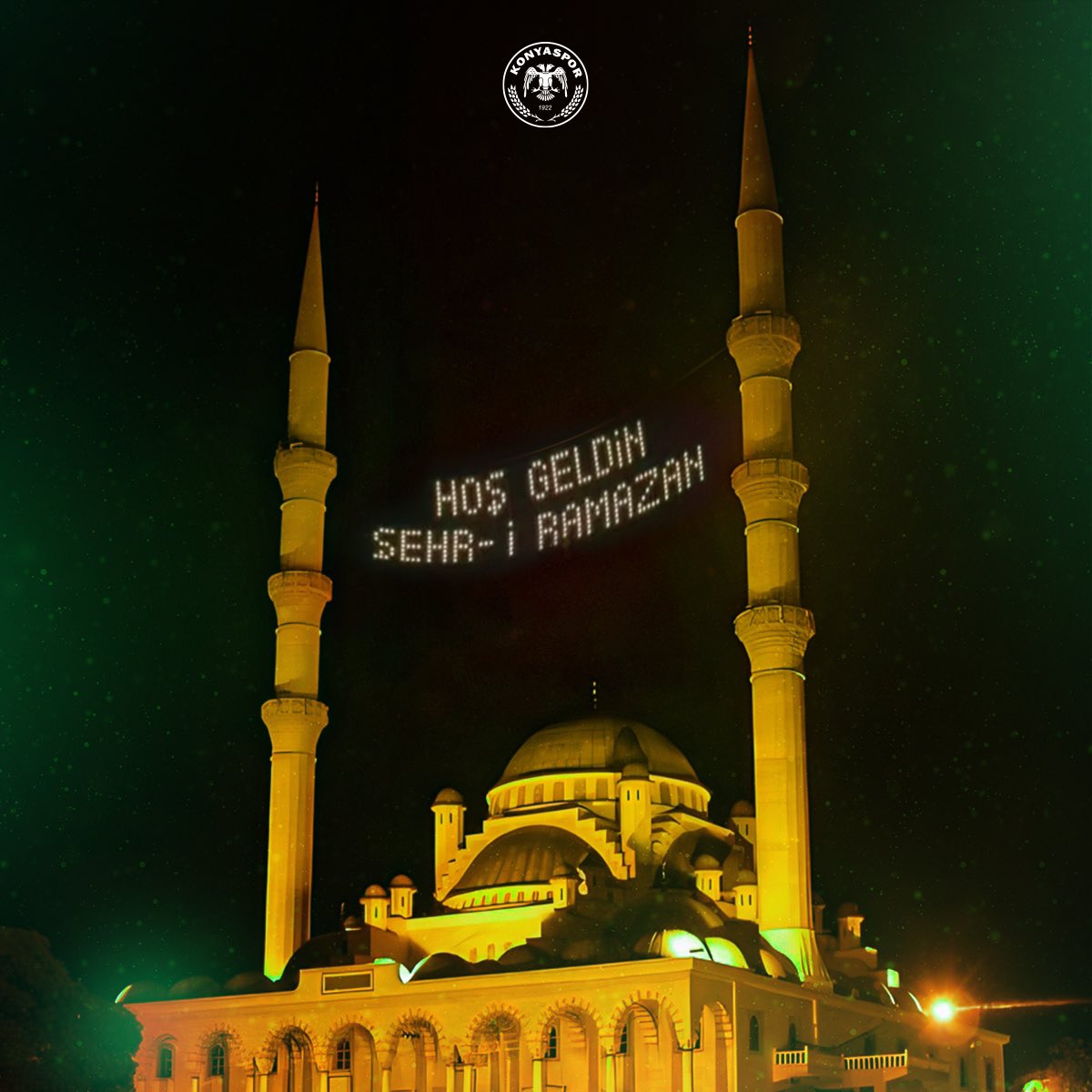 Hoş geldin Şehr-i Ramazan. 

On bir ayın sultanı Ramazan-ı Şerif’in ülkemiz ve İslam Alemi için hayırlara vesile olmasını dileriz.
#Ramazan