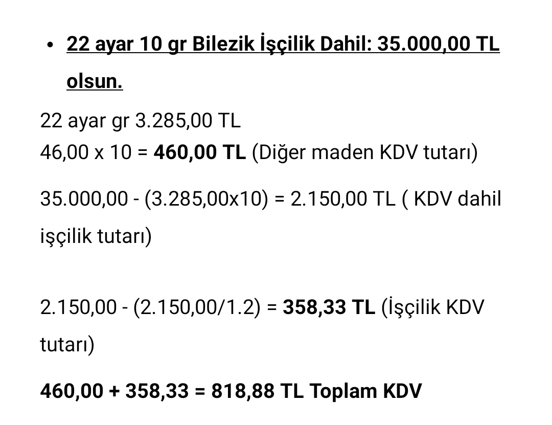 mtrncpr's tweet photo. Alınan mali belgelerde mutlaka KDV oranına dikkat ediniz. Külçe altın teslimleri (24 ayar) dışındaki tüm altın ürünlerinin tesliminde mutlaka KDV oranının %20 olduğunu kontrol ediniz. Aksi durumda ilgili belge ile HMB birimlerine ihbar ve şikayette bulunmayı unutmayınız. https://t.co/hdvpxWl2Ej