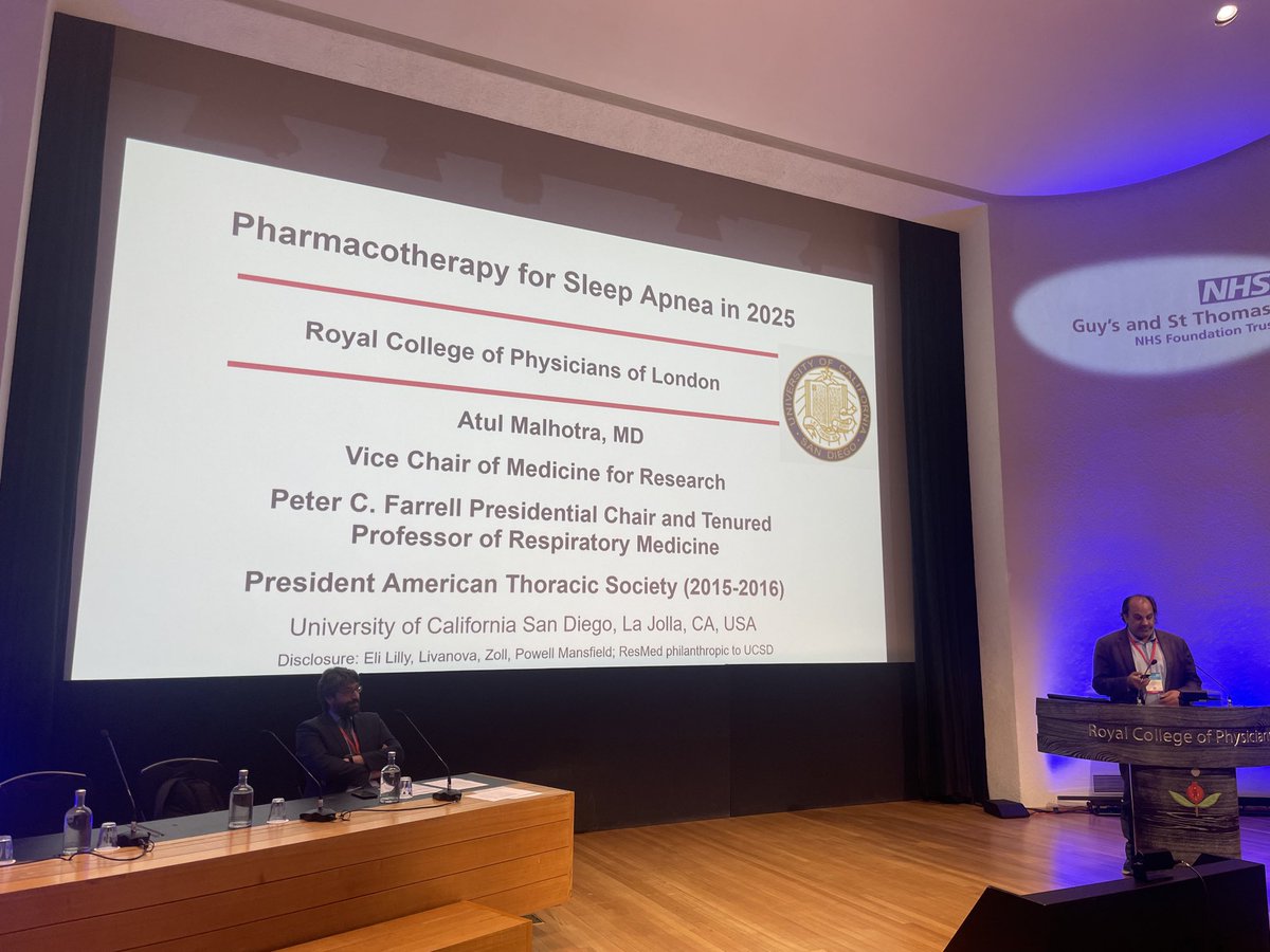 Great talk by ⁦<a href="/AtulMalhotra13/">Atul Malhotra, MD</a>⁩ at ⁦<a href="/RCPhysicians/">Royal College of Physicians</a>⁩ #CUS2025