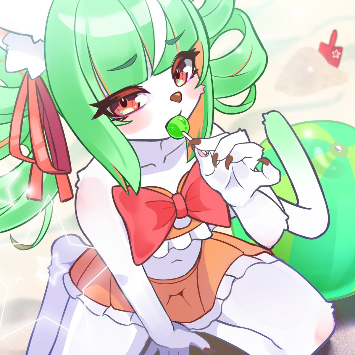 なんか描いてたケモ 