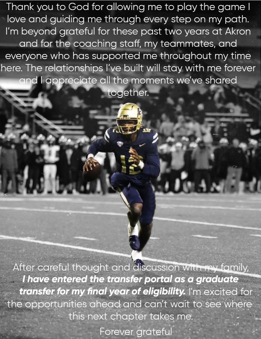 Thankful for what comes next.